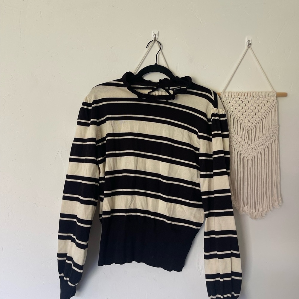 Who What Wear Striped Sweater